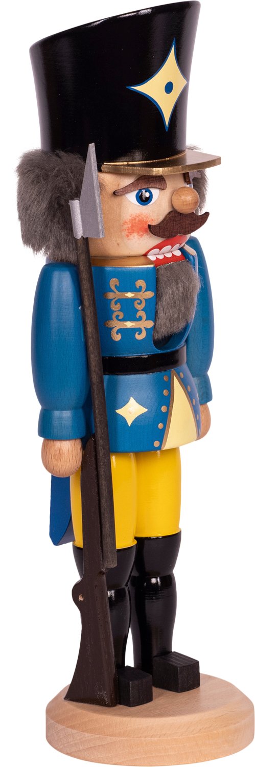 Nussknacker "Soldat" blau SAICO - 36 cm    