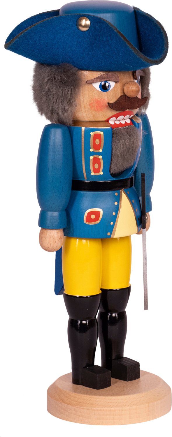 Nussknacker "General" blau SAICO - 29 cm     