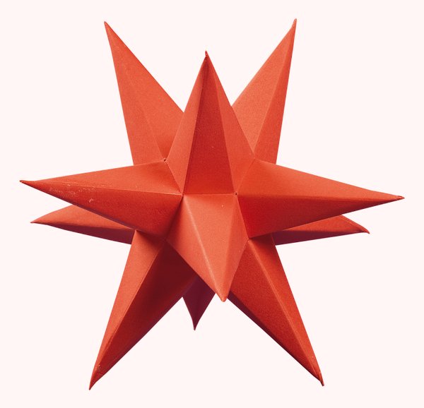 Marienberger Adventssterne 3-Sterne Set rot