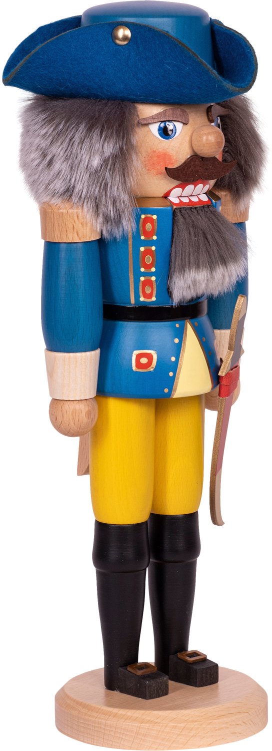 Nussknacker "Gerneral" blau SAICO - 36 cm   